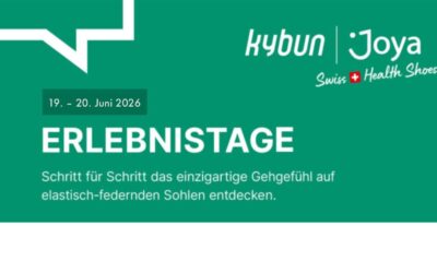 Save the date: Kybun & Joya Erlebnistage